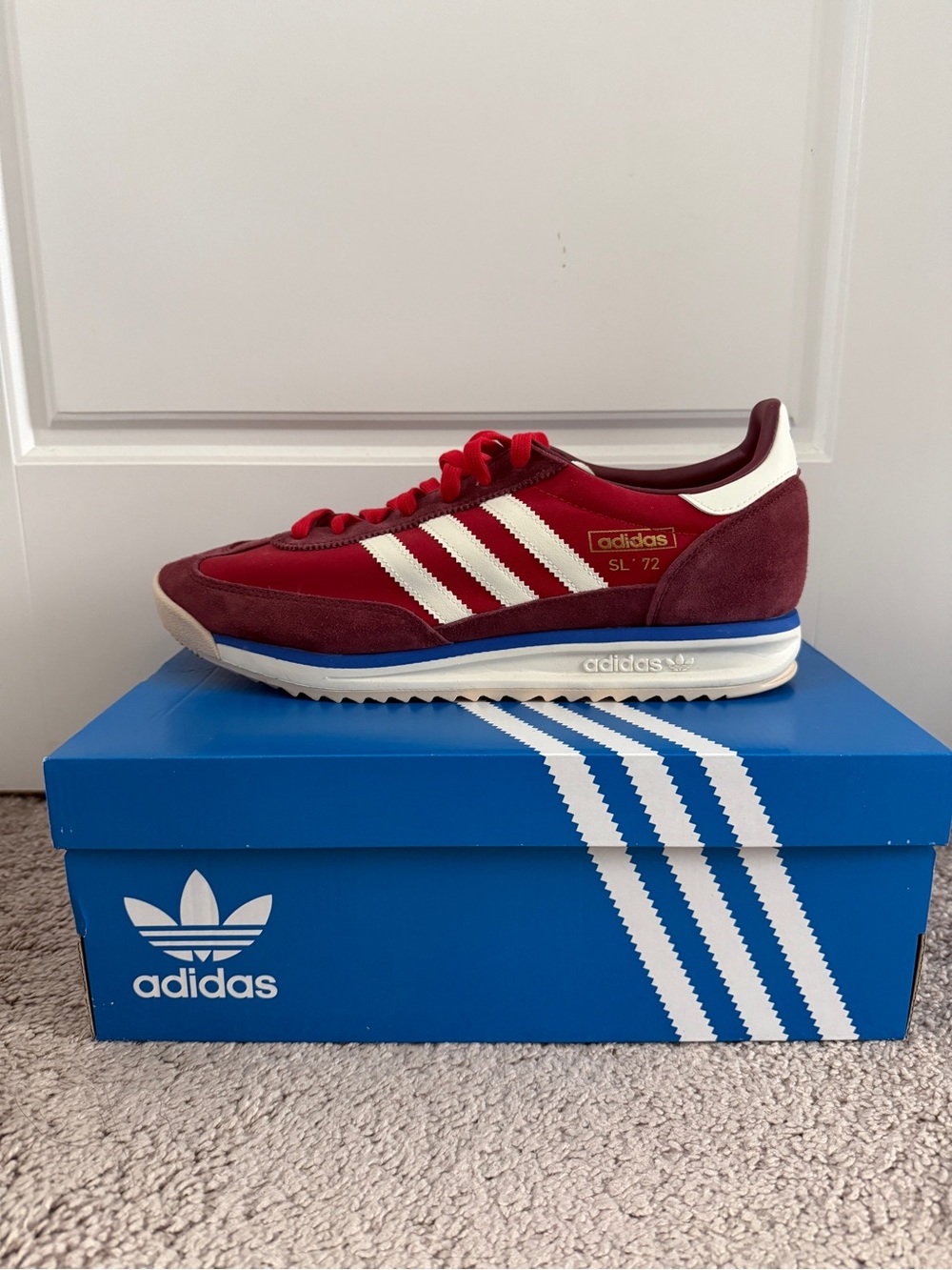 adidas SL 72 Retro Sneaker - Red & White